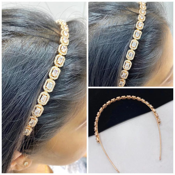 Zircona Hair Band - Sparkleeng  Jewels