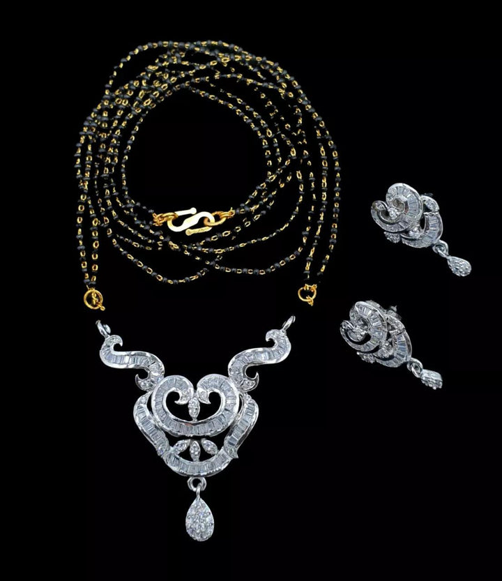 CZ Mangalsutra - CZ007 - Sparkleeng  Jewels