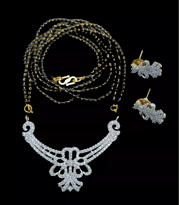 CZ Mangalsutra - CZ009 - Sparkleeng  Jewels