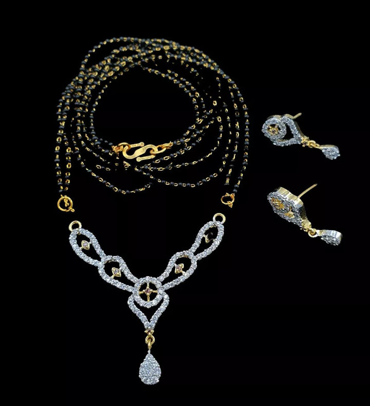 CZ Mangalsutra - CZ005 - Sparkleeng  Jewels