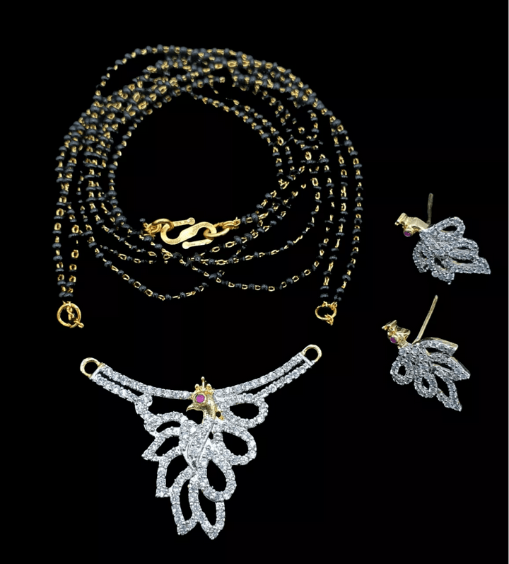 Gold Plated Mangalsutra - CZ001 - Sparkleeng  Jewels