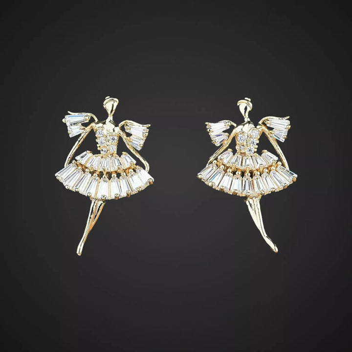 Ballerina Studs - Sparkleeng  Jewels