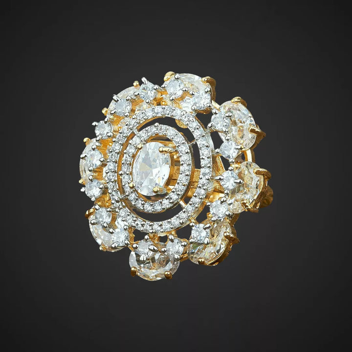 AD Cocktail Ring - Sparkleeng  Jewels