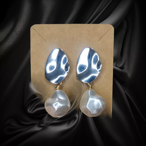 Uncut Pearl Drops - Sparkleeng  Jewels