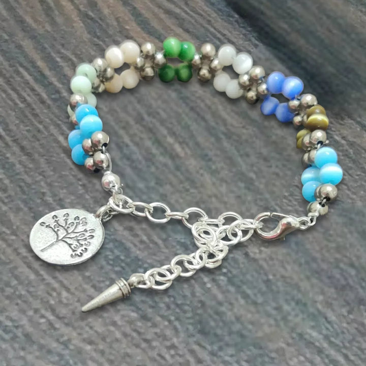 Tree of Life Multicolour Bracelet - Sparkleeng  Jewels