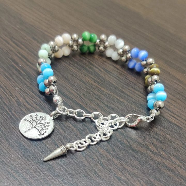 Tree of Life Multicolour Bracelet - Sparkleeng  Jewels