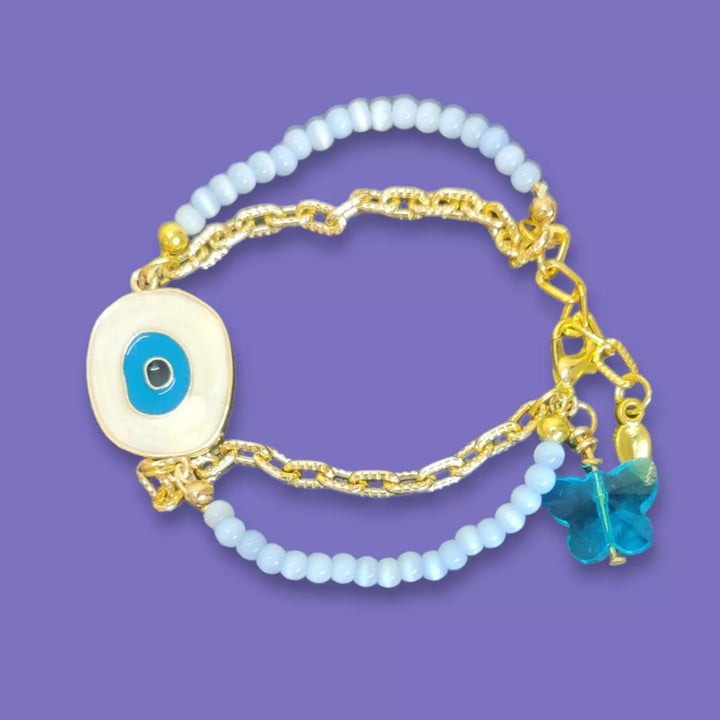 Evil Eye Monalisa Bracelet - Sparkleeng  Jewels