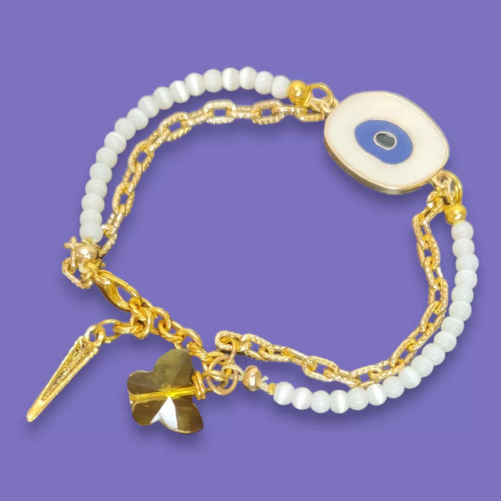 Evil Eye Monalisa Bracelet - Sparkleeng  Jewels