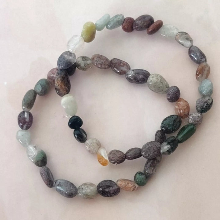 Energy Renewal - Ocean Jasper Semi Precious Gemstone Bracelet - Sparkleeng Jewels