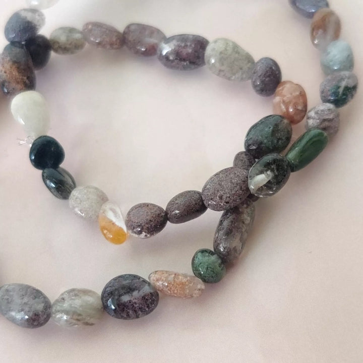 Energy Renewal - Ocean Jasper Semi Precious Gemstone Bracelet - Sparkleeng Jewels