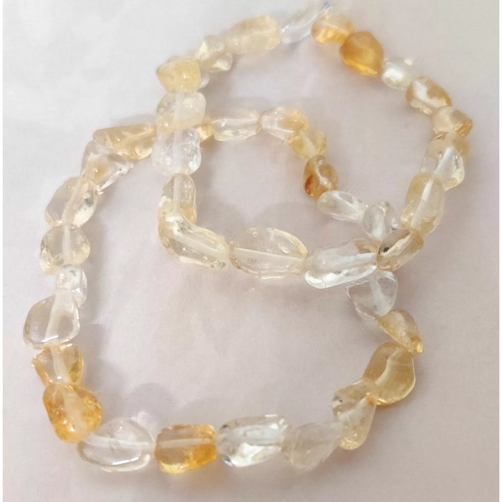 Abundance Charm - Citrine Semi Precious Gem Stone Bracelet - Sparkleeng Jewels