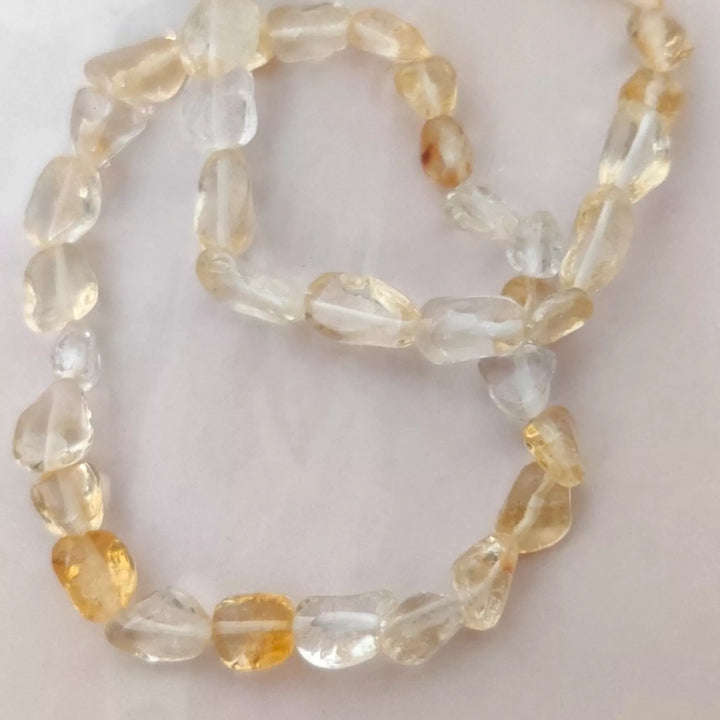 Abundance Charm - Citrine Semi Precious Gem Stone Bracelet - Sparkleeng Jewels