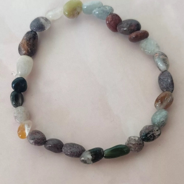 Energy Renewal - Ocean Jasper Semi Precious Gemstone Bracelet - Sparkleeng Jewels